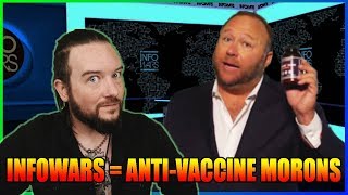 Infowars  AntiVaccine MORONS [upl. by Felten]