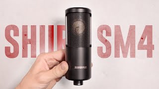 Shure SM4 Review  Test vs NT1 LCT440 SM27 U87 [upl. by Eillam7]