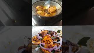 Egg Fry Recipe 😋  Spicy Egg Roast shorts ytshorts subscribe tiktok youtubeshorts like status [upl. by Asilec781]