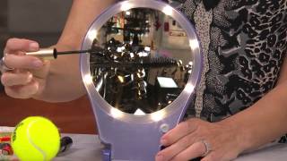 Floxite 5x Magnifying 360 Degree Lighted Home amp Travel Mirror with Gabrielle Kerr [upl. by Huntingdon43]