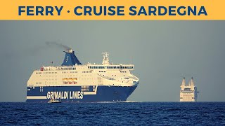 Arrival of ferry CRUISE SARDEGNA Olbia Grimaldi Lines [upl. by Handel567]