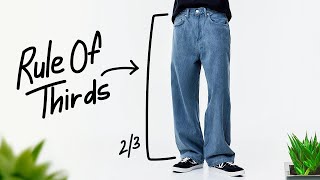 baggy pants are ruining your look how to fix it fast [upl. by Godewyn]