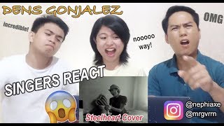 SINGERS REACT Steelheart  Ill Never Let You Go cover  by Dens Gonjalez [upl. by Madonia]