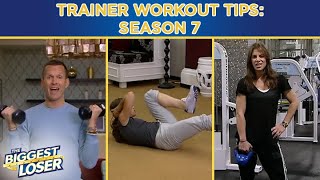 Top Trainer Workout Tips  The Biggest Loser  Season 7 [upl. by Adnarom]