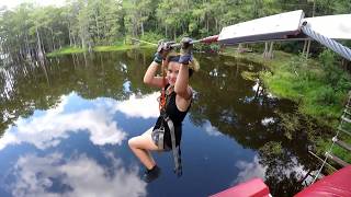 Tallahassee Museum Zip line Trip 2018 [upl. by Nies437]