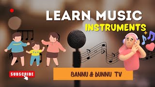 Music Instruments names for kids learning [upl. by Elwood]