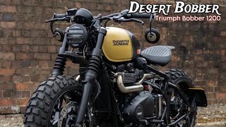 Triumph Bonneville 1200 Custom  Desert Bobber by Thornton Hundred Motorcycles [upl. by Octavie]