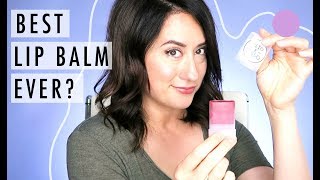 OLIO E OSSO Tinted LIP BALM Review  Before amp After [upl. by Nakre]