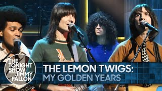 The Lemon Twigs My Golden Years  The Tonight Show Starring Jimmy Fallon [upl. by Magas]