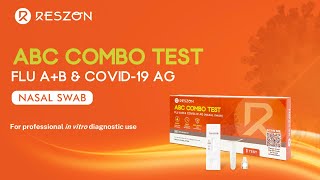 Reszon ABC Combo Test – FLU AB amp COVID19 Ag Nasal Swab Instruction for Use [upl. by Kcired]