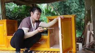 TIMELAPSE120 Days As A Carpenter Bed Dining table Computer table carpenter girl [upl. by Martella670]