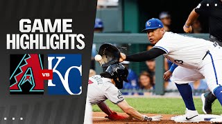 Dbacks vs Royals Game Highlights 72324  MLB Highlights [upl. by Deuno]