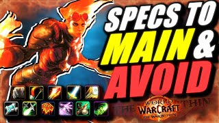 The FINAL BEST Specs To MAIN amp LOSERS To AVOID In The War Within  DPS Healer amp Tank [upl. by Wang]