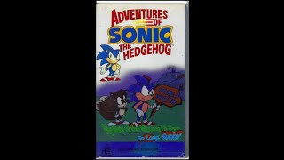 Opening To Adventures of Sonic The Hedgehog  Mystery of the Missing HiTops VHS 1997 Australia [upl. by Carlick]