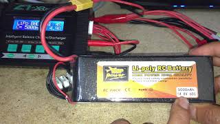 How to Charge a Lipo Battery Using  C1 XR  10A AC 100W Charger  Keenstone  EV Peak [upl. by Imoyaba780]