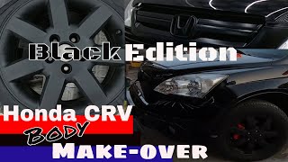 Honda CRV 2008 repainting I Part 2 the Result is Black Edition CRV Model [upl. by Chadwick]