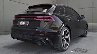 2021 Audi RS Q8 700HP with Capristo OPF Delete Exhaust  BRUTAL V8 Sounds 🖤 [upl. by Fionnula]