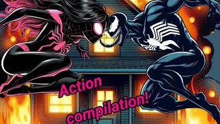 spiderwoman ALL action scenes compilation [upl. by Ecirtal923]