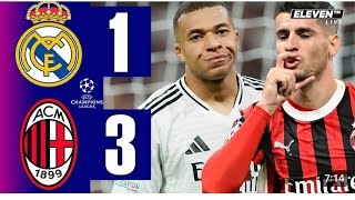 Ac Milan vs Real Madrid highlights and all goals champion league realmadrid acmilan [upl. by Oinolopa]