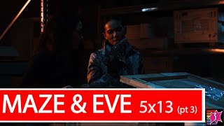 Maze and Eve scenes 5x13 part 3 of 4  Lucifer  LesleyAnn Brandt Inbar Lavi [upl. by Reiners]