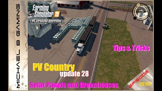 Pleasant Valley County  Update 28  Solar Panels amp Greenhouses  Episode 28 [upl. by Iren634]