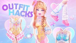 10 NONVIP OUTFIT HACKS To Use In DRESS To IMPRESS ROBLOX [upl. by Htor]