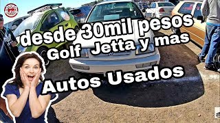 Autos Usados de 30 a 50 mil pesos 💲✔️ SOLO VW jetta golf 🚙 compara precios [upl. by Aehtrod]