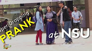 Paper Dropping Prank at NSU [upl. by Apurk]