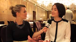 Downton Abbey Season 4  Michelle Dockery Interview [upl. by Ahsiek618]