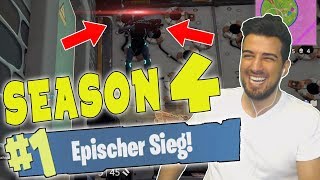 ERSTER TEAM SIEG in SEASON 4  Free Battle Pass  NEUER SKIN  Fortnite Battle Royale Deutsch [upl. by Gnilhsa]