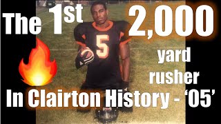 The First 2000 Yard Rusher in Clairton High School History  DANA BROWN 2005 [upl. by Eeram710]