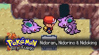 CÓMO CONSEGUIR a NIDOKING en POKÉMON ROJO FUEGO y VERDE HOJA EVOLUCIONAR a NIDORINO [upl. by Nicholson839]