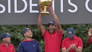 Team USA Celebrates Historic 10th Consecutive Presidents Cup Victory [upl. by Ninehc]