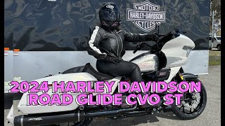 WOMAN PURCHASES HARLEY DAVIDSON 2024 ROAD GLIDE CVO ST  GPOPS amp GIGI [upl. by Florri]