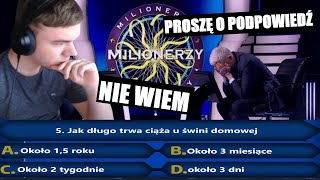 RANDOMBRUCE WZIĄŁ UDZIAŁ W MILIONERACH [upl. by Enomrej]