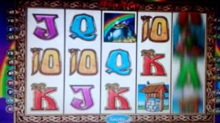 Sky vegas 1 of 3  Rainbow Riches online slot real play leprechaun feature [upl. by Ytsim]