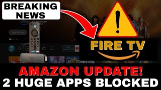 FIRESTICK BLOCKS 2 HUGE APPS [upl. by Marou]