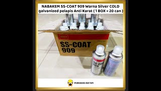 NABAKEM SSCOAT 909 Warna Silver COLD galvanized pelapis Anti Karat [upl. by Seuqirdor]