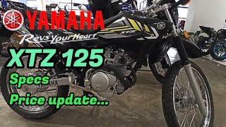 2023 Yamaha XTZ 125 Pinaka affordable Japanese Enduro motorcycle SA Pinas SpecsPrice update [upl. by Arte]