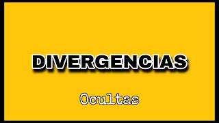 ❗️Qué son las DIVERGENCIAS OCULTAS en TRADING [upl. by Ellehcir]