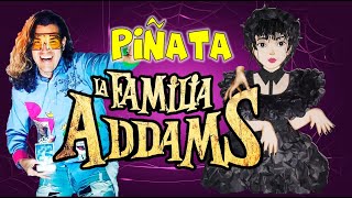 Piñata de Merlina LOS LOCOS ADDAMS  Wednesday Friday Addams Netflix thefamilyaddams crazy locos [upl. by Arracahs391]