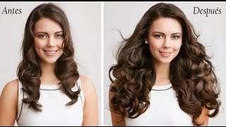 Extensiones de Cabello Natural  Antes y Después [upl. by Dempsey170]