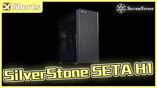 SilverStone SETA H1  Perforated mesh Front Panel Steel Chassis and ARGB Lighting Case   shorts [upl. by Zigmund]