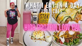 What I Eat In A Day  1500 Calories  High Protein [upl. by Kcid]