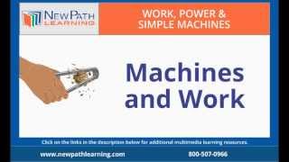 Work Power amp Simple Machines  Machines and Work [upl. by Dlorag]