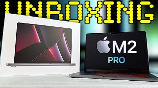 NEW M2 PRO 14inch Macbook Pro Space Gray UNBOXING 💻  ChaseYama Tech [upl. by Elisabet455]