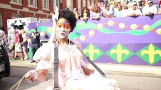 New Orleans Baby Dolls2017 Fat Tuesday Performance  Gallier Hall [upl. by Aihcila]