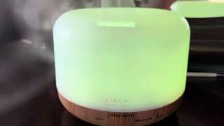 ASAKUKI 500ml Premium Essential Oil Diffuser with Remote Control Review [upl. by Eliezer]