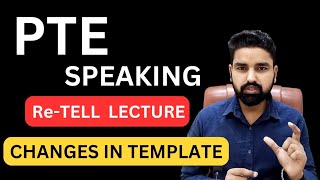 Retell Lecture PTE  Changes IN Template  PTE Speaking ptespeaking by Sunil Sir [upl. by Neufer]