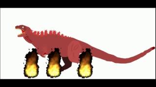 Shin Godzilla Second form test [upl. by Onoitna]